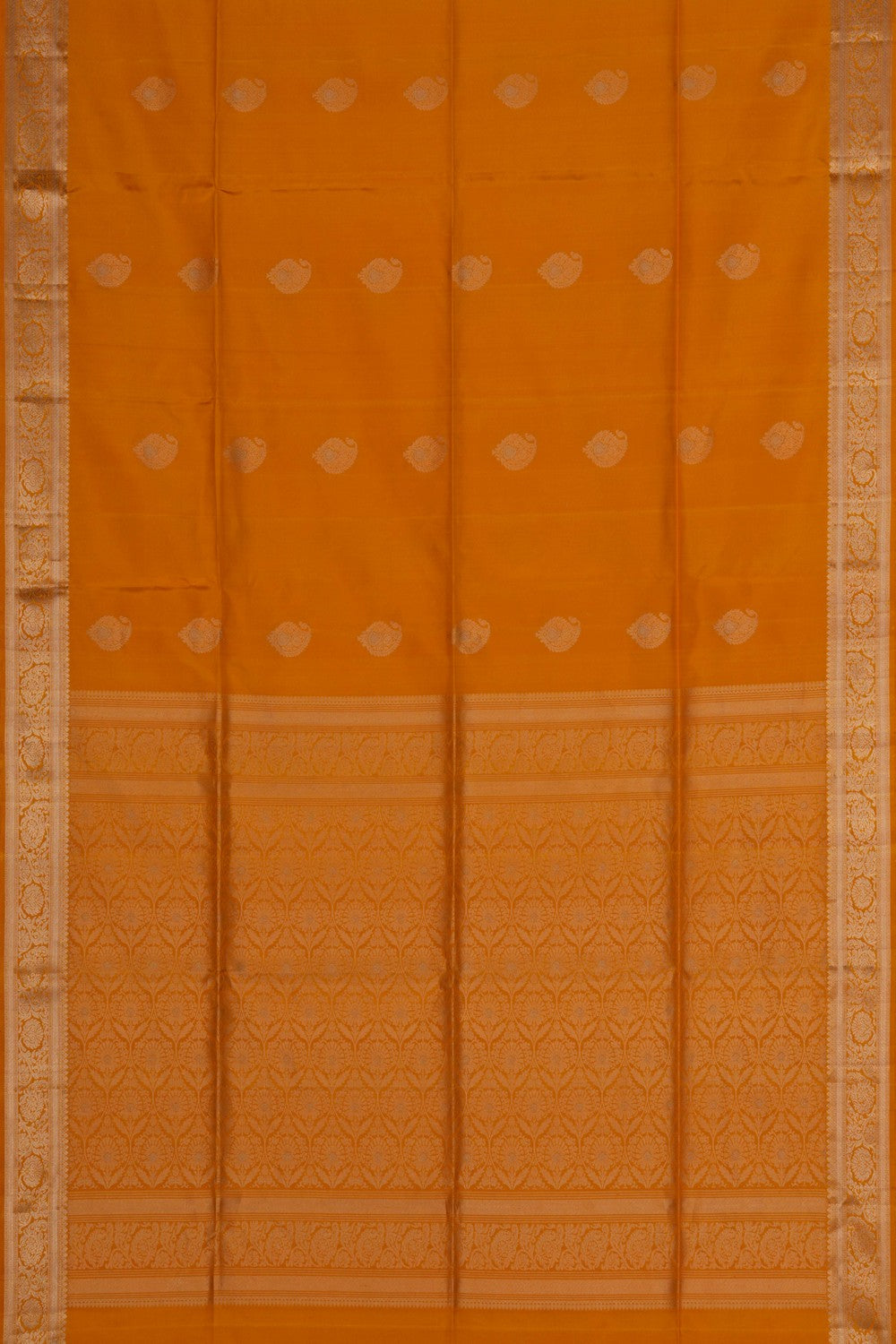 Image of South Silk Yellow Saree